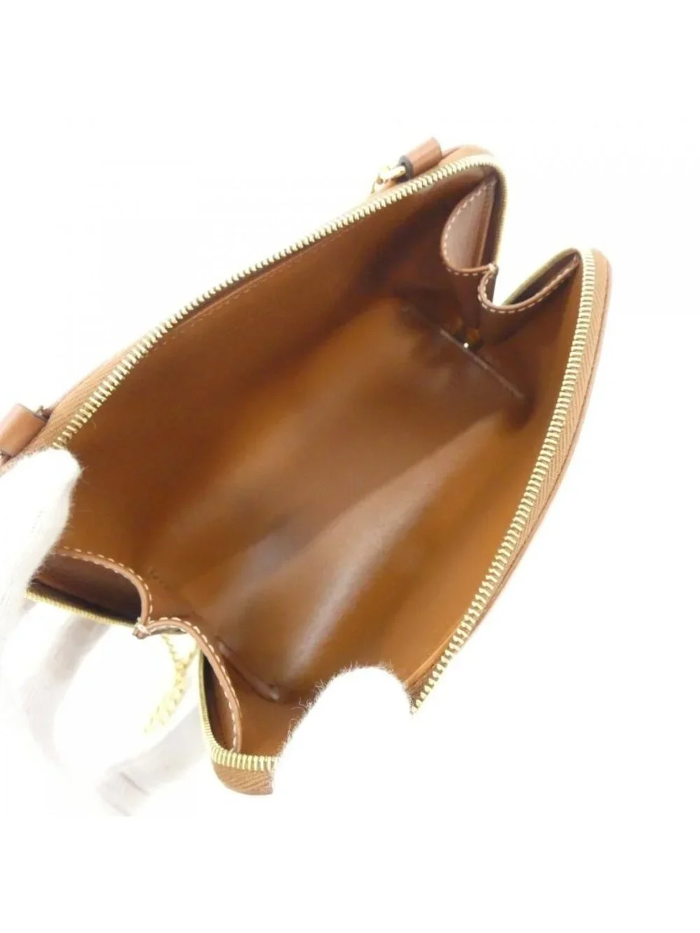 ★SOLD★ Celine Chain Clutch Cuill Triomphe - Picture 9 of 9